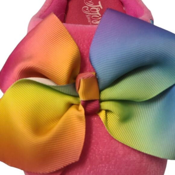 JOJO SIWA Cozy Slippers With Bows sz 2-3 - Picture 10 of 13